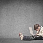 child with slumped sitting